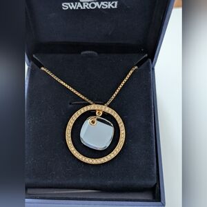 Swarovski Gold and Silver Circle Necklace